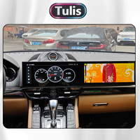 Tulis Android double écran tactile de 12.3 pouces Navigation de voiture écran Android Porsche Cayenne 2010 à 2016 Carplay intégré