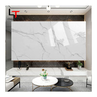 Panneau mural en marbre SPC, plaque PVC UV, panneau composite pierre-plastique, revêtement intérieur imperméable pour la décoration de la maison
