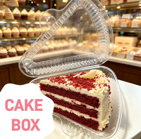 Boîte à gâteau triangulaire de qualité alimentaire, boîte à mousse en plastique PET transparente, conteneur jetable pour cheesecake, pour pâtisserie, dessert à emporter