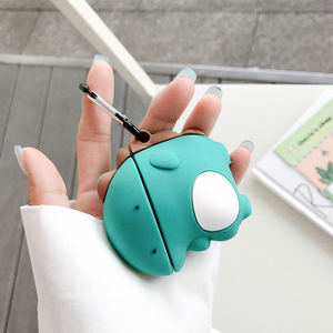 Mignon Animal dessin animé <span class=keywords><strong>dinosaure</strong></span> Silicone housse de protection étui pour écouteurs pour <span class=keywords><strong>Airpods</strong></span> Pro pour <span class=keywords><strong>Airpods</strong></span> 1 2 3 - Product Image 4