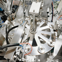 Remplisseuse, scelleuse et capsuleuse rotative automatique de haute précision pour poudres instantanées, compléments nutritionnels et applications chimiques