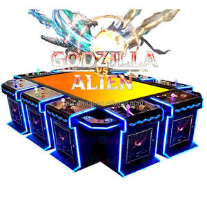 Machine de jeu de table de pêche à jetons à prix d'usine, jeu de tir, borne d'amusement Godzilla VS Alien - Product Image 1
