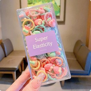 Commercio all'ingrosso della fabbrica 20 pz/scatola stile dolce bambino pollice corda per <span class=keywords><strong>capelli</strong></span> squisita elastico elastico per ragazze <span class=keywords><strong>accessori</strong></span> per <span class=keywords><strong>capelli</strong></span> per bambini - Product Image 3