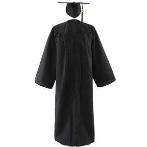 Factory Customized High Quality Durable Adult Undergraduate Woven <strong>Academic</strong> Robe University <strong>Graduation</strong> <strong>Gown</strong> Degree <strong>Gown</strong> - Product Image 2
