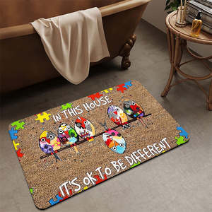 1 Piece of Super Absorbent Bathroom <b>Mat</b>, , <b>Anti</b> <b>Slip</b> and Absorbent, Shower <b>Mat</b>, Bathroom <b>Mat</b>, Door Floor <b>Mat</b> - Product Image 5