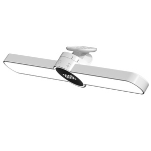 現代の時計LED充電式デスクランプ目の保護子供大学生寮の机読書壁掛け吸着 - Product Image 1