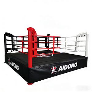 Anillos de Boxeo Personalizados OEM para Competiciones y Plataformas Profesionales con Diseños de Hebilla de <span class=keywords><strong>Torre</strong></span> Fáciles de Instalar y Desmontar - Product Image 1