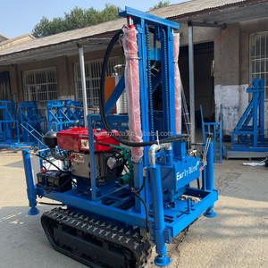 Impianto di Perforazione Idraulica Cingolato Compatto 2025 Più Venduto per Pozzi d'Acqua 150m 200m, 30hp con Componenti Principali del Motore - Product Image 2