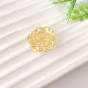 15/19/24mm in resina AB chiara e trasparente Candy Rose Flatback Cabochon Flatback per telefono parti Deco capelli Scrapbooking artigianale - Product Image 4