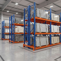Étagère de stockage pour entrepôt, capacité de charge 1000kg-4000kg, robuste, double face, type suspendu, revêtement poudré, hauteur 6000mm pour entrepôt