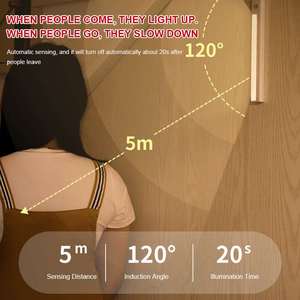 اللاسلكية الحديثة Led ضوء تحت الكابين محس حركة Usb Led المخفية ضوء ل مجلس الوزراء - Product Image 4