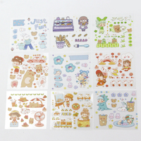 Feuilles A4 A5 A6 personnalisées, autocollant transparent mat découpé en forme de baiser, vinyle auto-adhésif imperméable, impression d'étiquettes de forme spéciale
