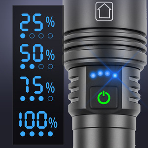 ไฟฉาย LED สีขาวระยะไกลแบบชาร์จไฟได้ชนิด C ไฟฉายความเข้มสูงพิเศษสำหรับการใช้งานกลางแจ้ง - Product Image 3