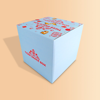 Boîtes de déménagement en carton pliables portables à prix de gros pour emballage cadeau, personnalisables et réutilisables, conteneurs d'expédition