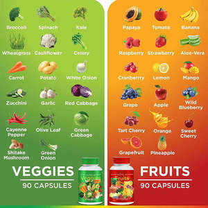 Compléments alimentaires à base de plantes, fruits et légumes, vitamines D3 et <span class=keywords><strong>K2</strong></span>, extraits de fruits entiers, complément de fibres alimentaires - Product Image 4