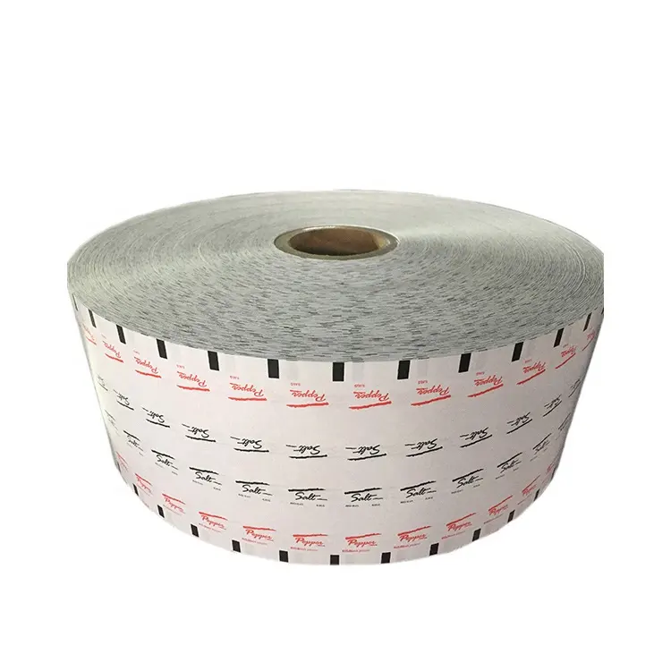 custom printed sugar packaging paper sachet / sugar stick paper roll