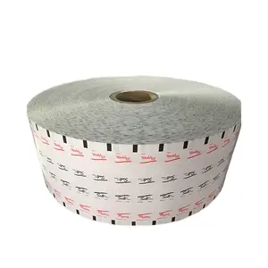 custom printed sugar packaging paper sachet / sugar stick sachet paper roll