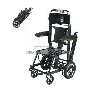 Grand fauteuil roulant médical avec monte-<span class=keywords><strong>escalier</strong></span>, fauteuil roulant électrique pour monter les escaliers, léger, pliable, pratique pour les personnes <span class=keywords><strong>handicap</strong></span>ées - Product Image 3