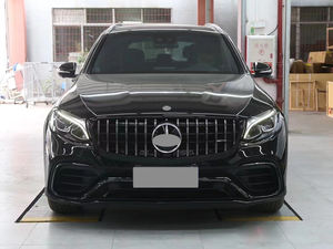 Car Parts Facelift Bodykit pour Mercedes Benz <span class=keywords><strong>GLC</strong></span> Class Grill X253 2015-2019 Upgrade to GLC63 <span class=keywords><strong>AMG</strong></span> Front Grill Kits - Product Image 4