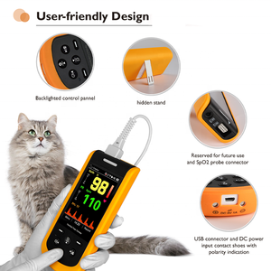 Lepu Sp-20 다른 수의 계기 동물 건강 수의 장비 동물 사용 소형 맥박 산소 농도체 - Product Image 2