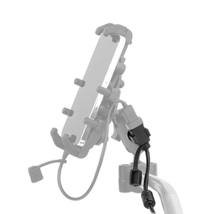 Support de téléphone portable pour moto support de téléphone portable avec chargeur USB support de charge rapide rapide - Product Image 5