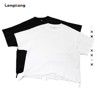 Vente chaude – Pull tricoté lâche et épais à col rond, coupe oversize 280g, épaules tombantes, 100% coton, écologique, de luxe, style Hip Hop pour homme