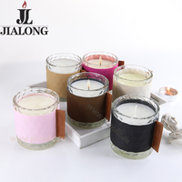 Fabriqué au Vietnam, diffuseur de parfum en cire de paraffine au parfum de vanille luxueux, avec pot en verre personnalisé pour la décoration de la maison, fait à la main