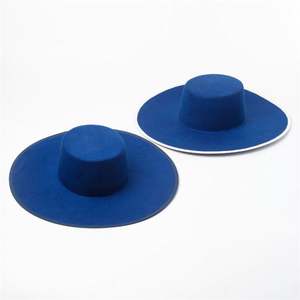 Chapeau Fedora Unisexe X1238 en Feutre de Laine, Style Jazz, avec Ruban Décoratif Imprimé, Respirant, Idéal pour Usage Quotidien en Extérieur - Product Image 2