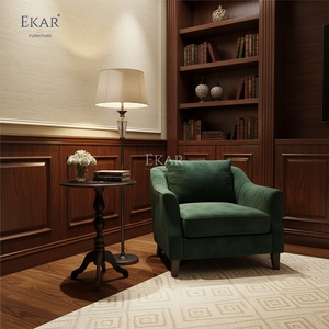 Tavolino d'Appoggio Azure Heritage Dipinto a Mano - Lussuoso Tavolino Laterale in Stile Classico Americano |   EKAR FURNITURE - Product Image 3