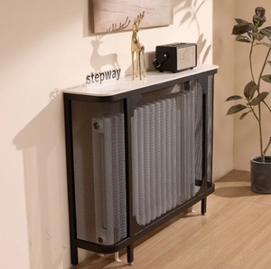 L'étagère <span class=keywords><strong>au</strong></span>-<span class=keywords><strong>dessus</strong></span> du <span class=keywords><strong>radiateur</strong></span> de la <span class=keywords><strong>table</strong></span> d'entrée est recouverte d'une longue bande de décoration murale pour l'armoire d'entrée - Product Image 6