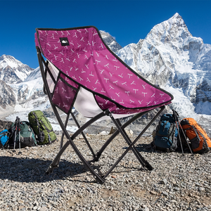 Silla Plegable Ligera de Acero con Bolsa de Transporte Transpirable y Ecológica - Portátil para Acampar al Aire Libre y Usar en la Playa - Product Image 1