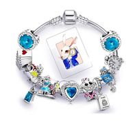 Nueva Pulsera de Cristal con Dijes para Niños, Joyería a Bajo Precio