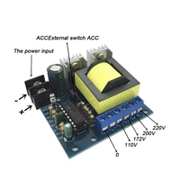 Module micro-onduleur DC-AC 150W, convertisseur DC 12V/24V en AC 110V/172V/200V/220V, module d'alimentation boost pour le bricolage et le camping