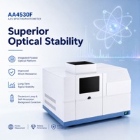 Spectrophotomètre à absorption atomique AA4530F, spectrophotomètre à flamme AAS, 8 lampes, contrôlé par PC, correction de fond en deutérium