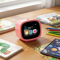 Horloge Intelligente IA avec Écran Tactile - Horloge Mondiale Wi-Fi pour Enfants, Prévisions Météo, Alarme, Conteur d'Histoires, Assistant Domestique 3000mAh