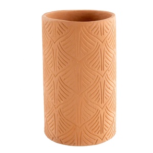 Logo personnalisé vente en gros accessoires pour le vin maison seau à glace rustique ensemble de refroidisseurs de vin en <span class=keywords><strong>terre</strong></span> <span class=keywords><strong>cuite</strong></span> émaillée refroidisseur de <span class=keywords><strong>bouteille</strong></span> en argile avec soucoupe - Product Image 3
