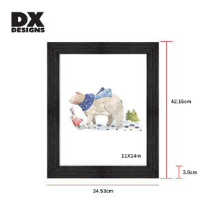 DX Thiết kế sinh thái thân thiện bằng gỗ khung ảnh 4*6 5*7 8x10 11*14 inch đám cưới trang trí nội thất - Product Image 2