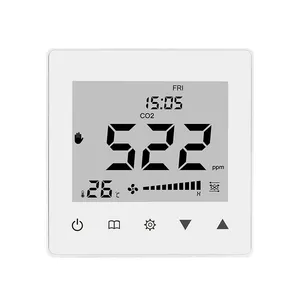 Fan Control AC DC EC Motors Fans Switch Real Time Display VOC PM2.5 CO2 Temperature Humidity Smart Ventilation System Controller