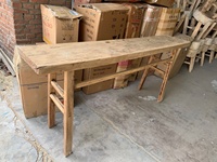 Vente en gros de reproductions d'antiquités, console de couloir rétro de style chinois vintage, bois rustique récupéré