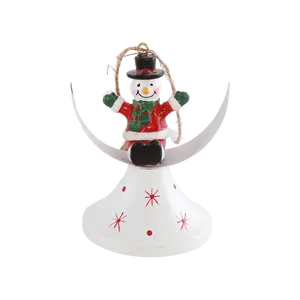ODM/OEM DIY Christmas Tree Pendant Decoration Elk Snowman Santa Claus Bell Ornaments Festival Decoration