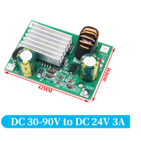 Module d'alimentation DC 5V 3A/2A, convertisseur DC/DC, convertisseur Buck, entrée DC9-90V, 38x22x14mm, haute qualité