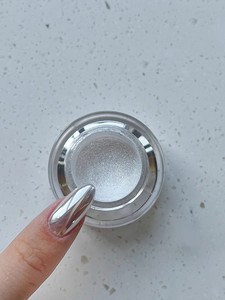 Aurora Powder personalizza Logo Moon Light Powder nel cielo White Mirror Effect pigmento per unghie Aurora - Product Image 6