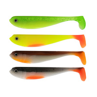 WZ S5 En gros Leurre souple de pêche au perche, en plastique, fait main, Leurre nageur souple, Fabrication sur mesure