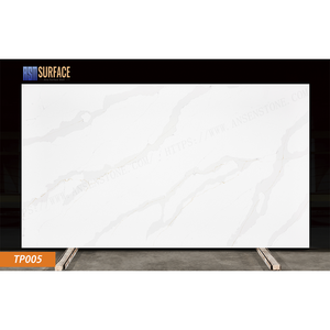 Özel Fiyat Büyük Boy Calacatta Kuvars Büyük Plaka Yapay Kuvars Plaka Mutfak Tezgahı Ada Üstü İçin - Product Image 1