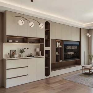 Mueble de Salón Modular de Diseño Moderno 2025, Ecológico, Ahorra Espacio, Mueble de Comedor, Armario, Color Personalizado - Product Image 1