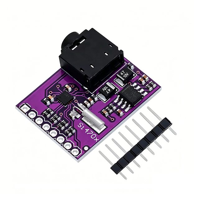 Si4703 RDS FM Radio Tuner Evaluation Breakout Module for AVR PIC ARM Radio Data Service Filtering Carrier Module