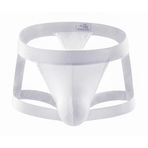 Desain Khusus 85% nilon 15% spandeks Jockstrap Pinggang Rendah Elastisitas Tinggi Bernapas Pakaian Olahraga Pria Mengenakan Jockstrap - Product Image 5