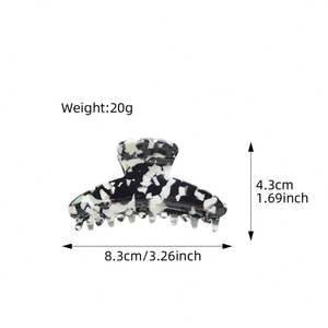 Pinzas para el Cabello Baifeiya, 8.5cm, Accesorios para el Cabello, Diseño Simple y Elegante para Mujer, Línea de Acetato - Product Image 5