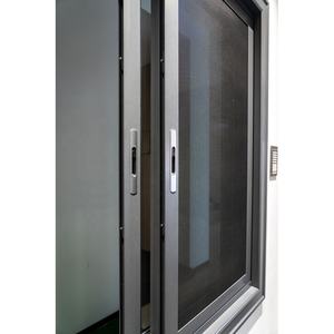 Conception moderne de grilles de fenêtre coulissante en métal avec moustiquaire - Product Image 4