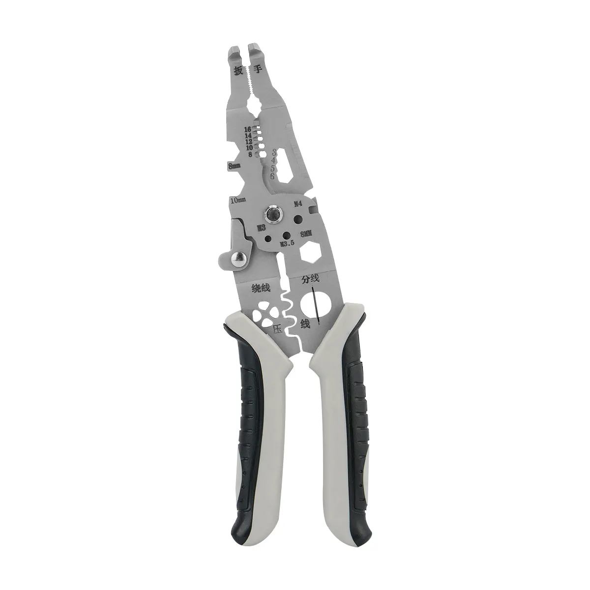 Y830 various use cable strippers wire stripping tool multi-functional electrician pliers 14 in 1 clamping trimming dividing wire